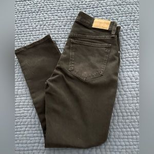 Madewell Midrise Perfect Vintage Jean- Clean Black Wash